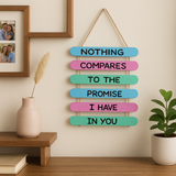 Handmade Bible Verse Wall Hanging