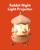 Rabit Night Light Projector Lamp | Rotating Night Lamp for Room Decor