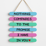 Handmade Bible Verse Wall Hanging