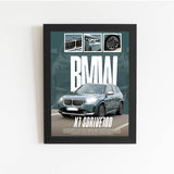 Custom Car Portrait Frame – 12x8 Inch | Personalised Automotive Wall Art